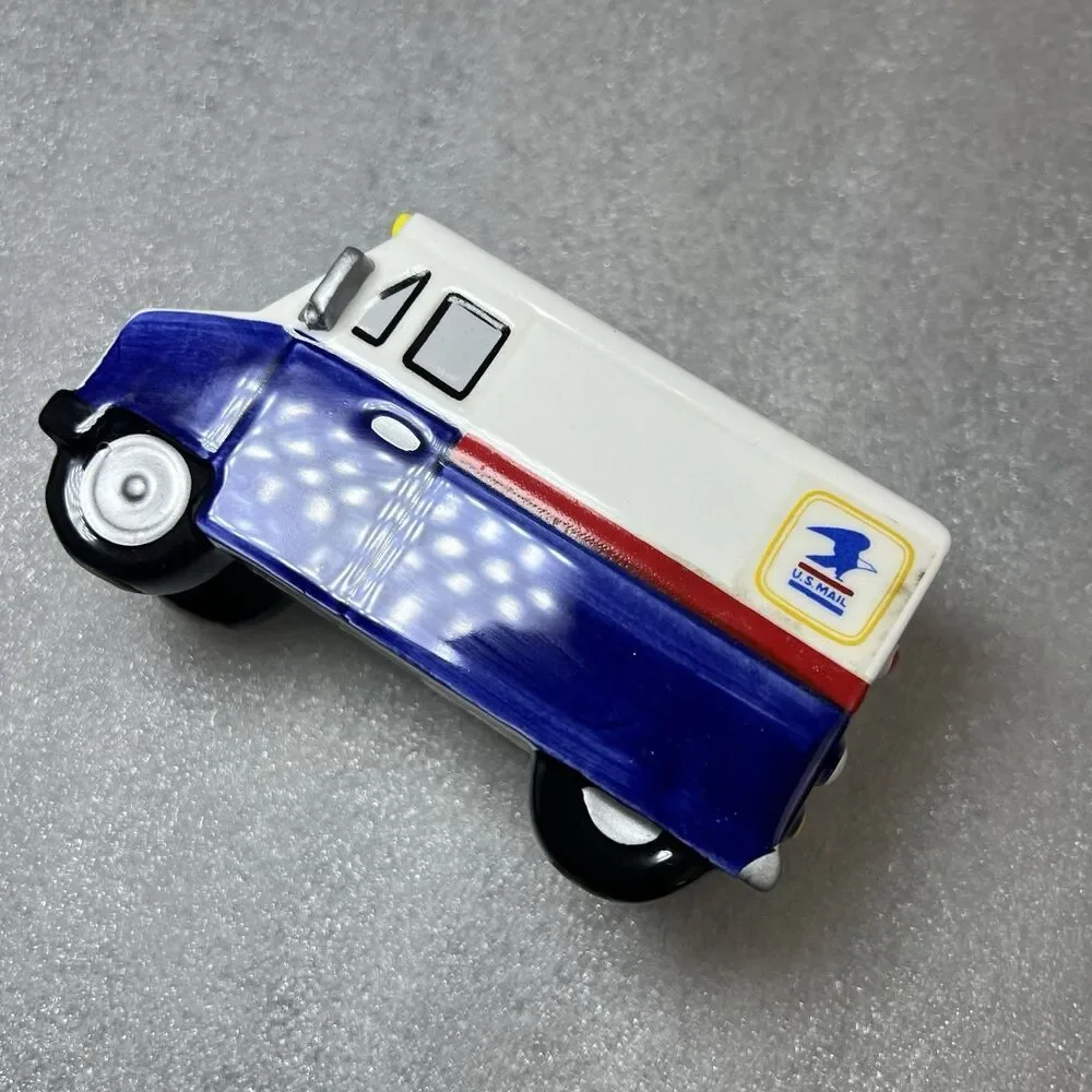Department 56 Snow Village Special Delivery Mailman & Mail Truck 2 Pc Set 5148-9